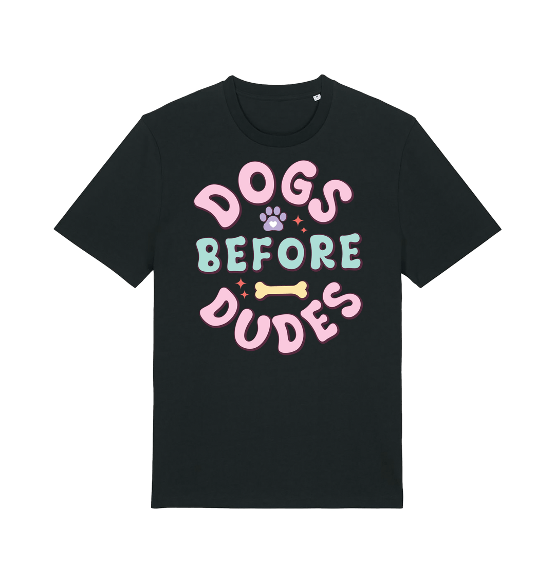 Black Printed T-shirt Front